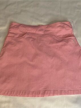 Womans Skirt Golf Smart by Chervo Size 34 Pink/White Beautiful Condition